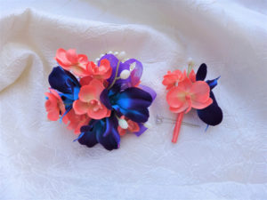 Silk wrist corsage for proms and wedding