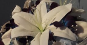 Casablanca lily and galaxy orchid bouquet