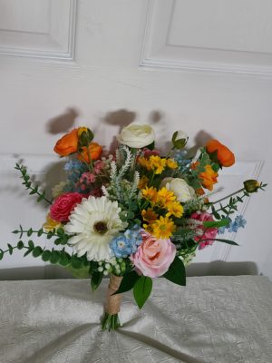 Summer faux wildflower bouquet - Image 8