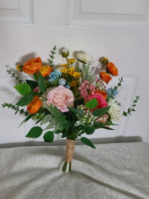 Summer faux wildflower bouquet - Image 4