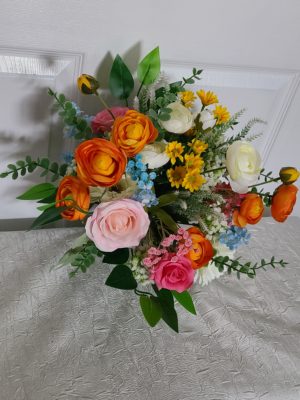 Summer faux wildflower bouquet - Image 5