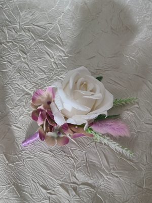 Purple lilac bridal bouquet - Image 6