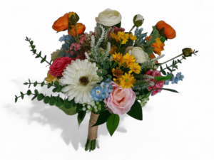 Summer faux wildflower bouquet - Image 3