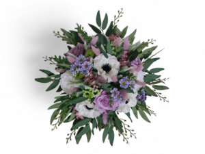 Purple lilac bridal bouquet - Image 5