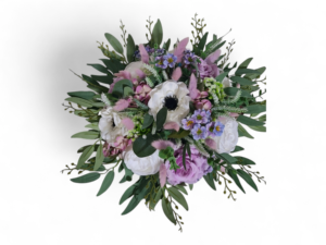 Purple lilac bridal bouquet - Image 4