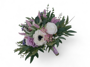 Purple lilac bridal bouquet - Image 3